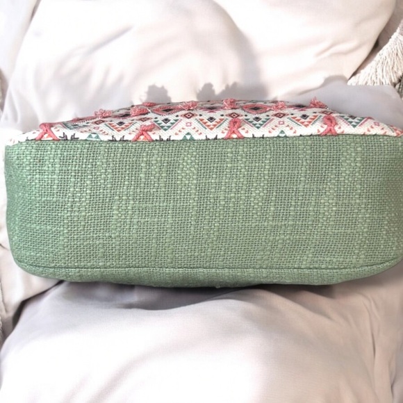 Myra Bag Tres de Quatro Cotton, Canvas and Leather Messenger Bag New - Picture 11 of 11